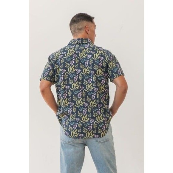 Bridge & Burn The Marten Shirt Printed Short Sleeve Standard Fit L NWT 282866 - Picture 6 of 9